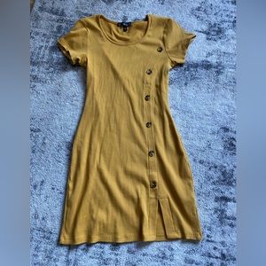 Yellow Mini Dress